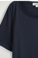 Round-Neck T-Shirt Navy - Image 5