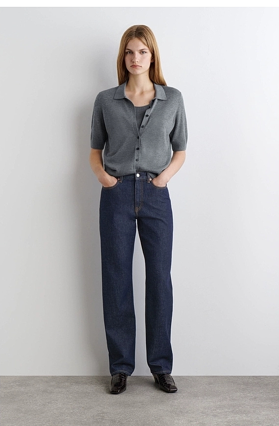 O1CN01YCbqJm1u7vuNmt3qu_!!4611686018427380567-0-item_pic Denim Straight Trousers - Image 1