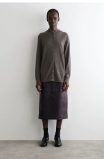 Cashmere Cardigan Gray