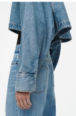 Denim Collared Jacket - Image 2