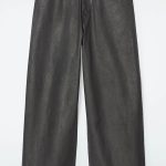 Coast Casual Wide-leg Low Waist Denim Black