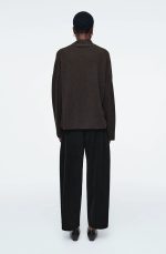 Corduroy Straight Pants Black - Image 3