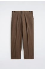 Straight Trousers Brown - Image 4
