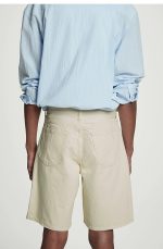 Denim Shorts Beige - Image 3