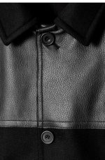 Leather Regular Coat - Image 4