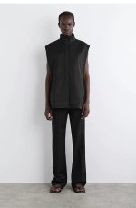 Turtleneck Vest Black