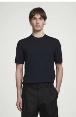 Merino Slim T-Shirt Navy