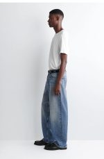 Denim Straight Trousers