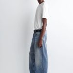 Denim Straight Trousers