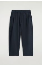 Cotton Barrel Pants Navy - Image 4