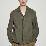 Single-Breasted Jacket Khaki