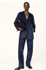 Suede Single-Breasted Jacket - Image 2
