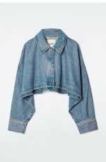 Denim Collared Jacket - Image 3