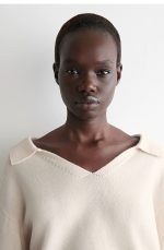 Standard Polo-collar Merino Wool Knitwear - Image 3