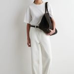 Standard Barrel Mid-waist Denim White