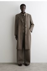 Wool Single-Breasted Coat