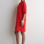 Knitted Dress Orange