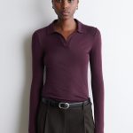 Merino Slim Polo Red