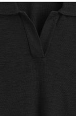 Merino Slim Polo Black - Image 5