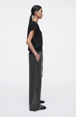 Denim Drawstring Pants - Image 2