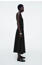 Knotted Skirt Black - Image 2