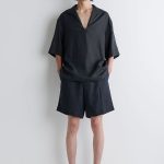 Linen Shorts Navy