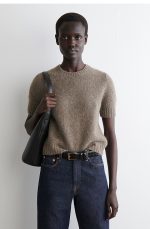 Knitted T-Shirt Brown