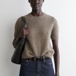 Knitted T-Shirt Brown