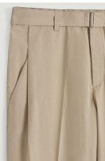 Pleated Trousers Beige - Image 5