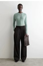 V-Neck Cardigan Blue - Image 2