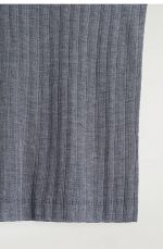 Knitted Slim Vest Gray - Image 4