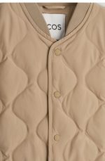 Quilted Vest Beige - Image 5