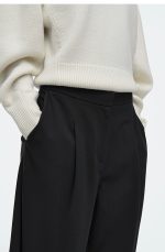 Straight Pants Navy - Image 2