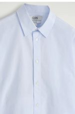Cotton Shirt Blue - Image 5