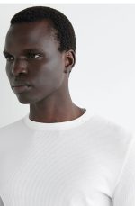 Cotton Slim Shirt White - Image 3