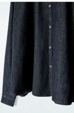 Denim Collared Shirt Blue - Image 4