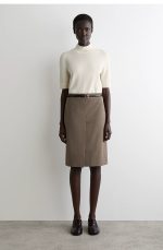 Wool Regular Skirt