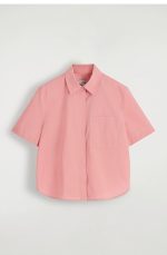 Cotton Shirt Pink - Image 3