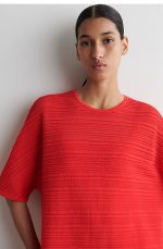 Knitted Dress Orange - Image 2