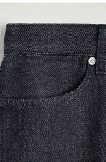 Denim Wide-Leg Pants Blue - Image 5