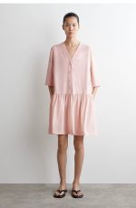 V-Neck Dress Pink