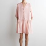 V-Neck Dress Pink