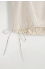 Pleated Camisole Beige - Image 5