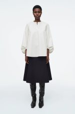 Round-Neck Cardigan White