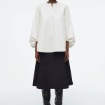 Round-Neck Cardigan White