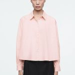 Cotton Collared Shirt Pink