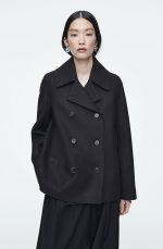 Wool Double-Breasted Coat