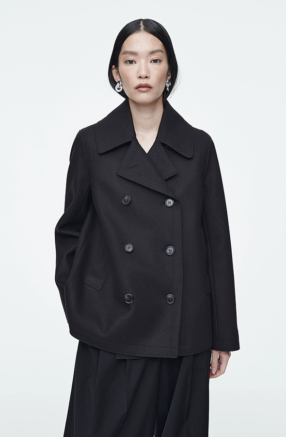 O1CN01e43d3k1u7vrBppus7_!!4611686018427380567-0-item_pic Wool Double-Breasted Coat - Image 1