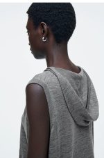 Sleeveless Regular Hoodie - Image 2