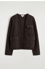 Merino Cardigan Brown - Image 4